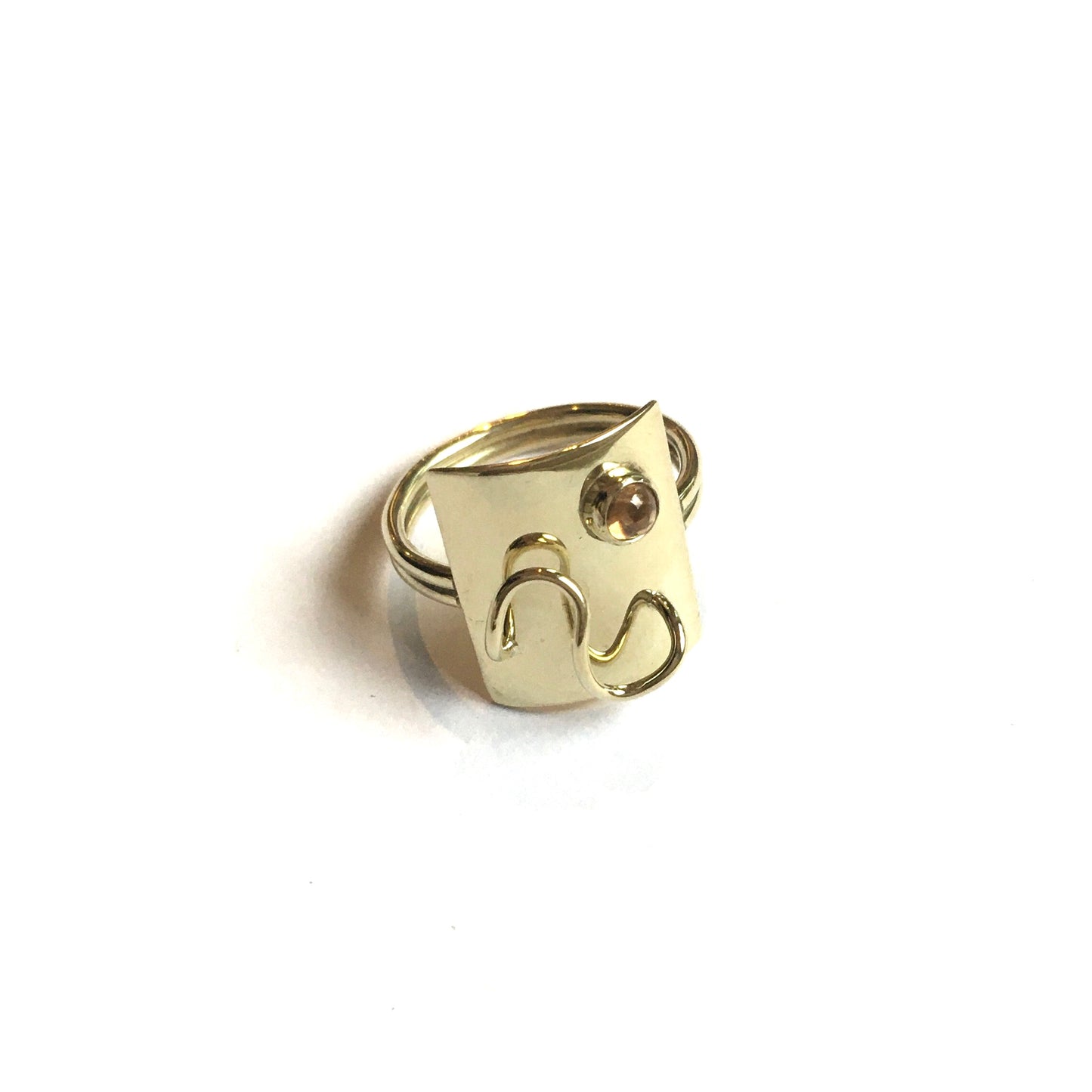 Gouden ring met spessartien