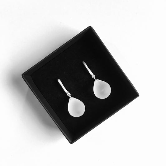 Lumen. Rock crystal earrings