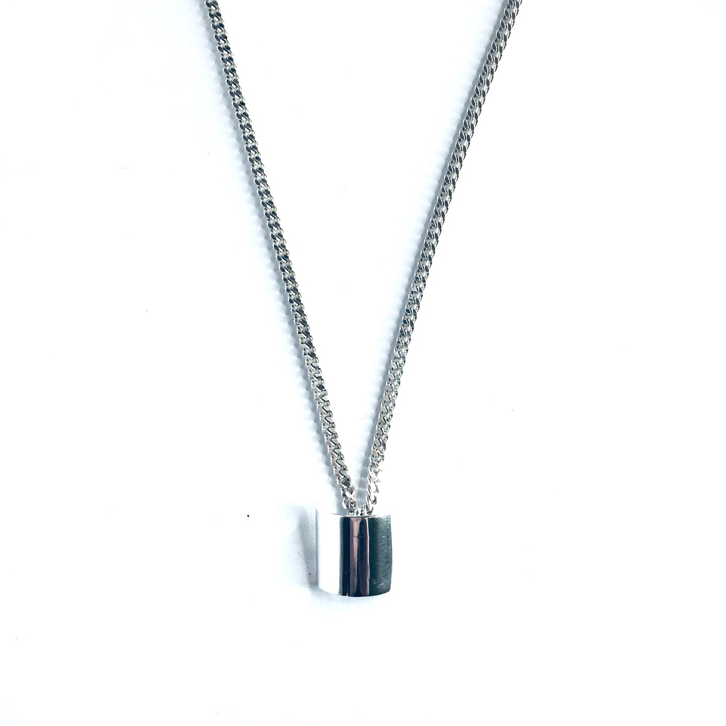 Zilveren collier met Maeve hanger hoogglans